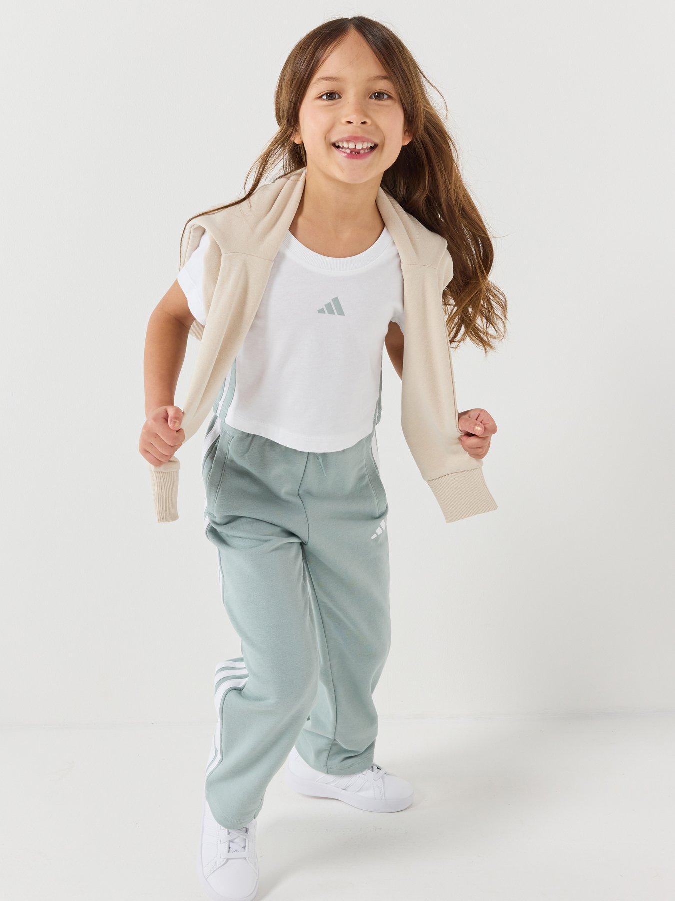 Adidas Sportswear Kids Girls Essentials Set - White