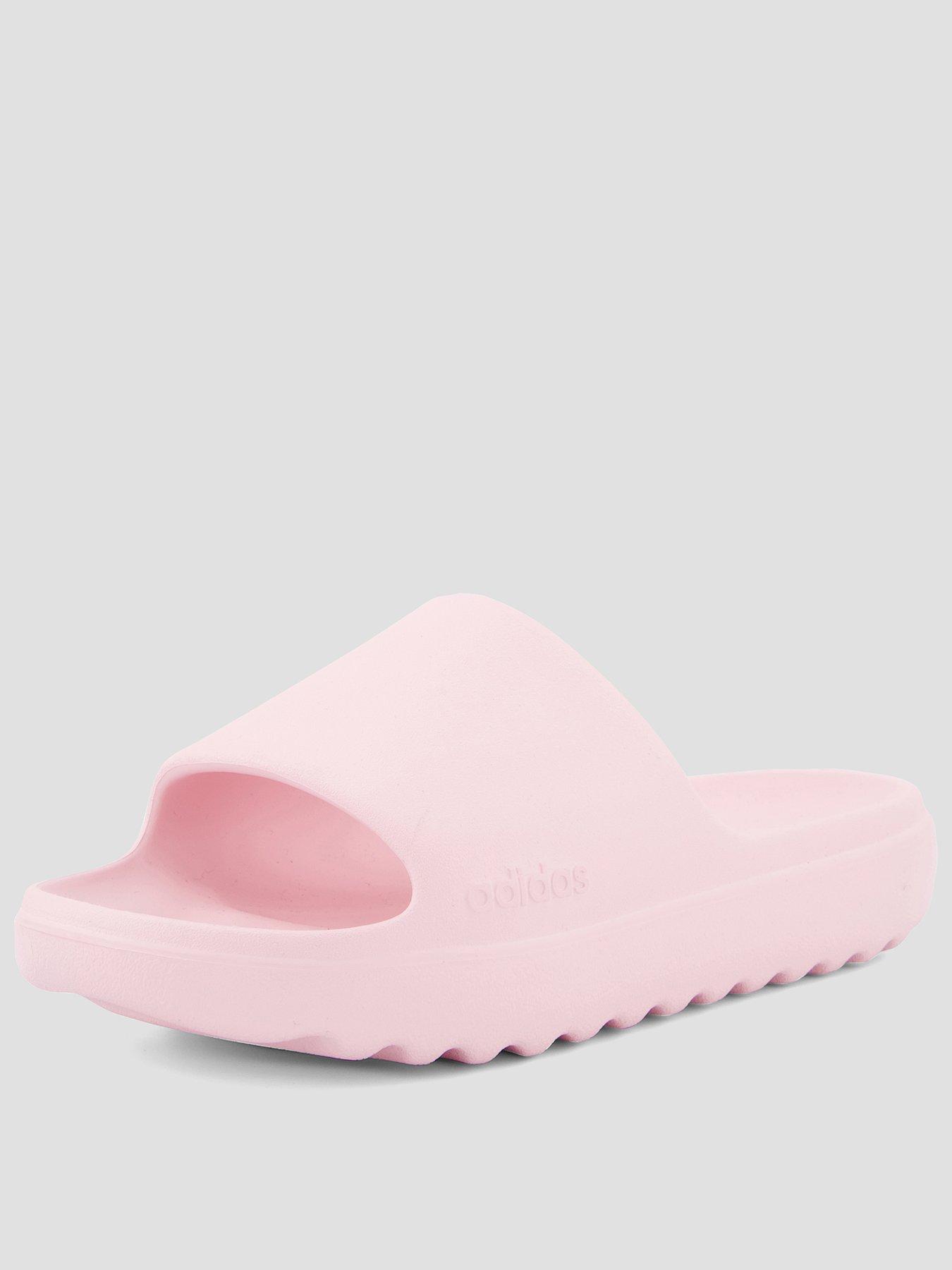 adidas Sportswear Women's Adilette Lumia Sliders, Clear Pink, Size 5, Women
