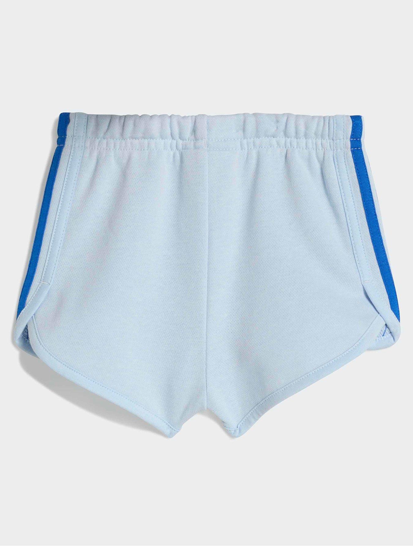 Image 2 of 6 of adidas Originals Infant T-Shirt &amp; Shorts Set - Blue