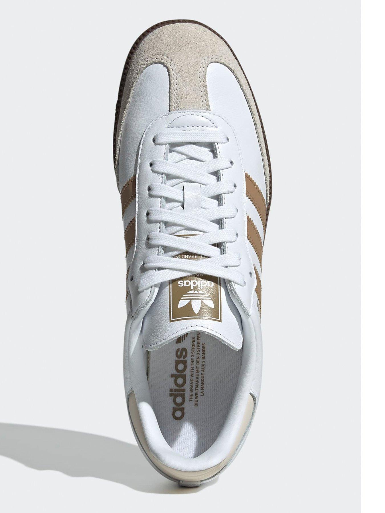 Image 4 of 6 of adidas Originals Unisex OG Samba Trainers - Brown/White