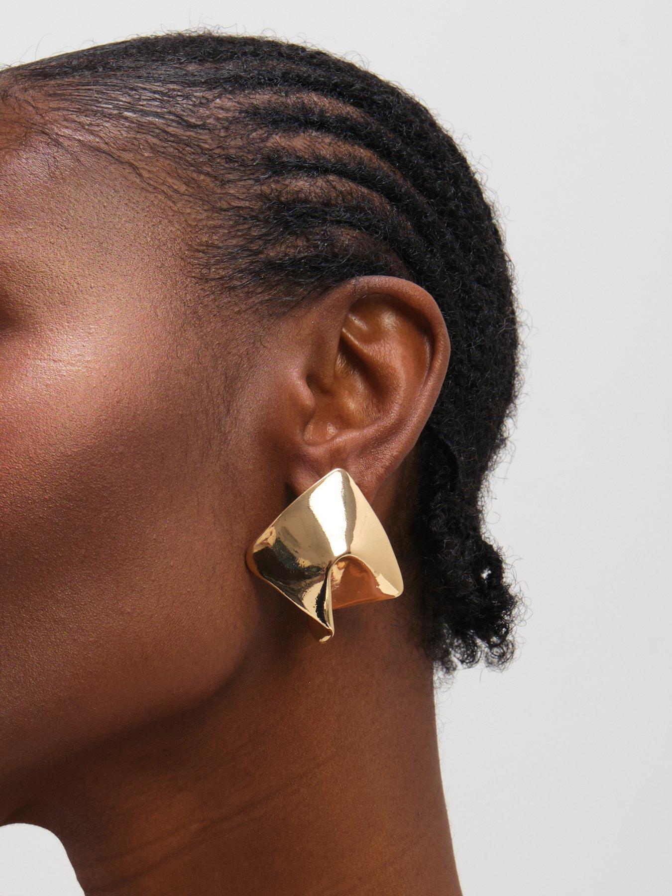 Image 2 of 3 of Mood Gold Plated Liquid Earrings