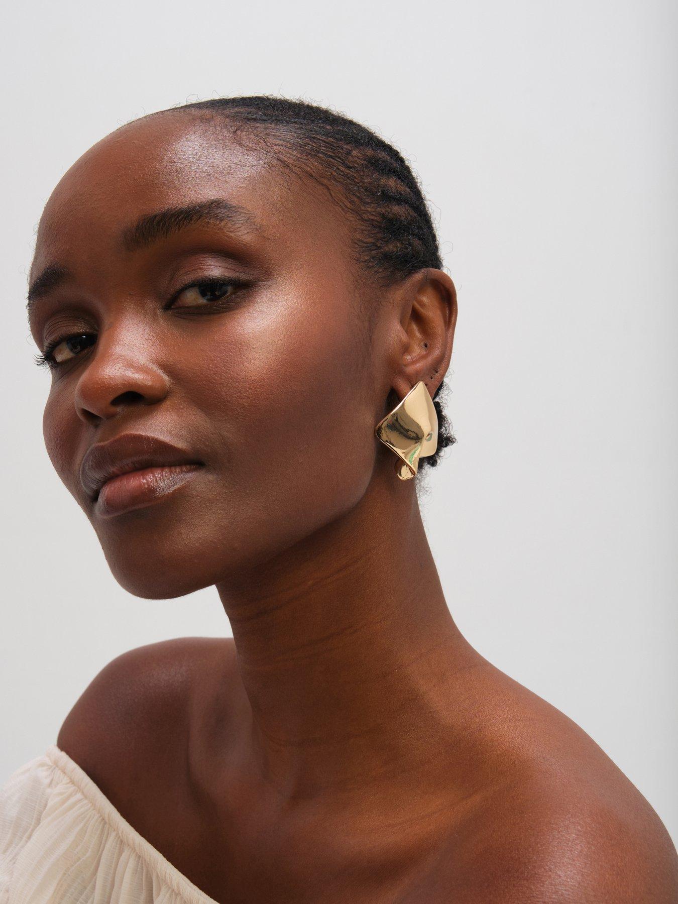 Image 3 of 3 of Mood Gold Plated Liquid Earrings