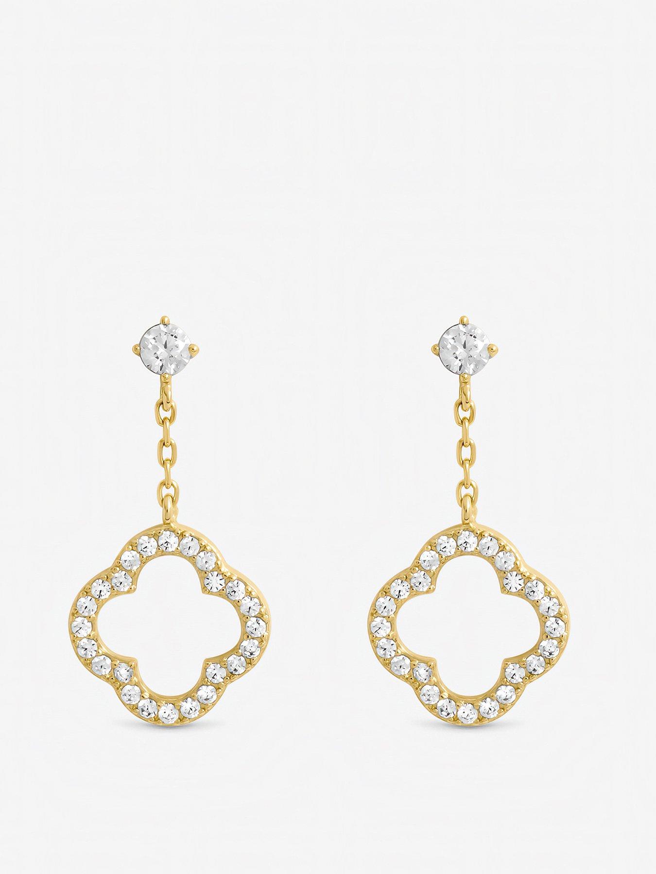 Jon Richard Gold Plated Butterfly Hoop Earrings - Pack of 2