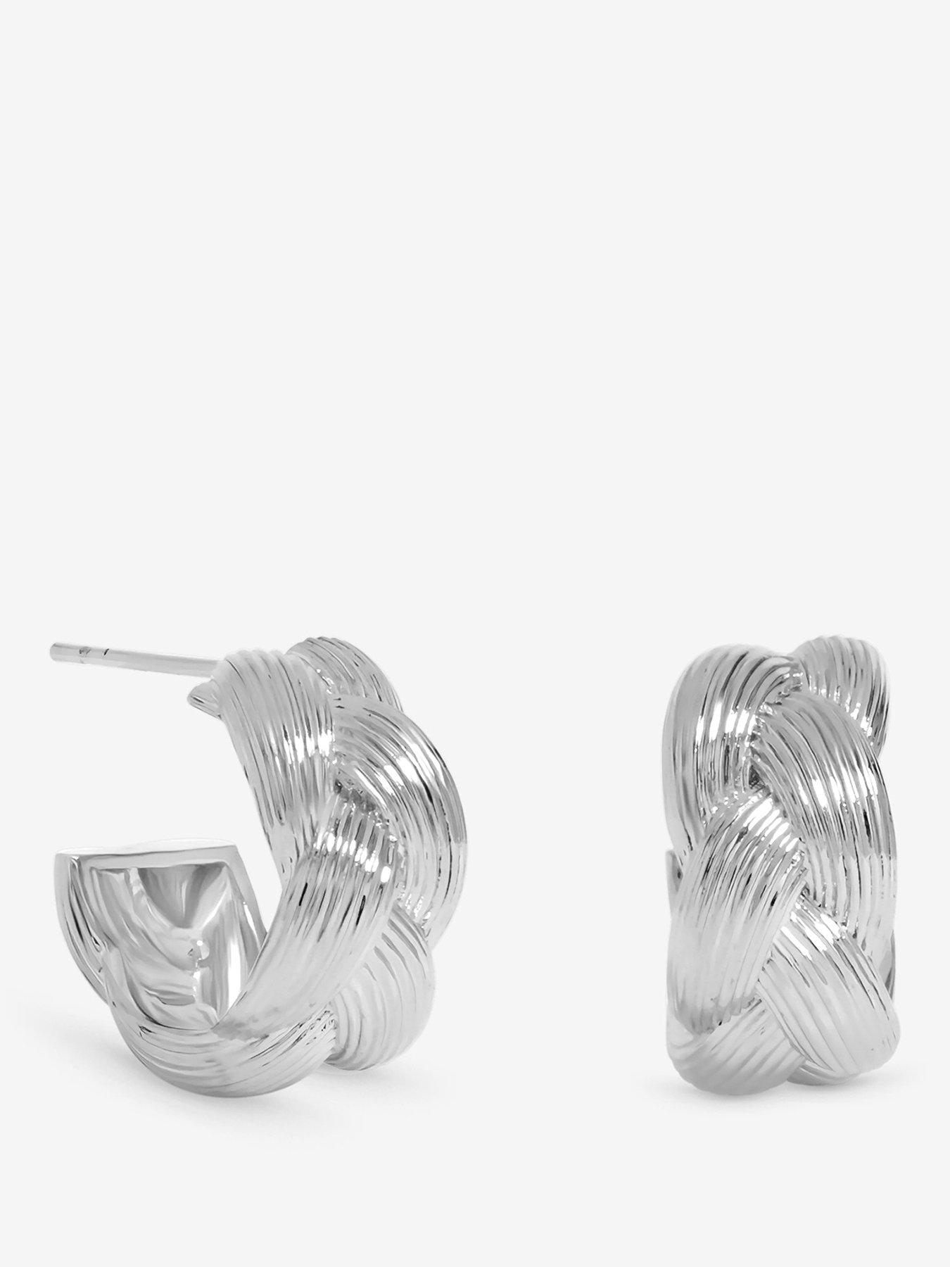 Inicio Inicio Satin Braided Hoops