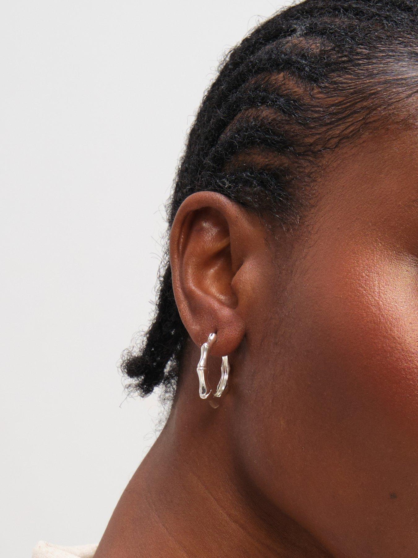 Image 2 of 3 of Inicio Polished Bamboo Hoops