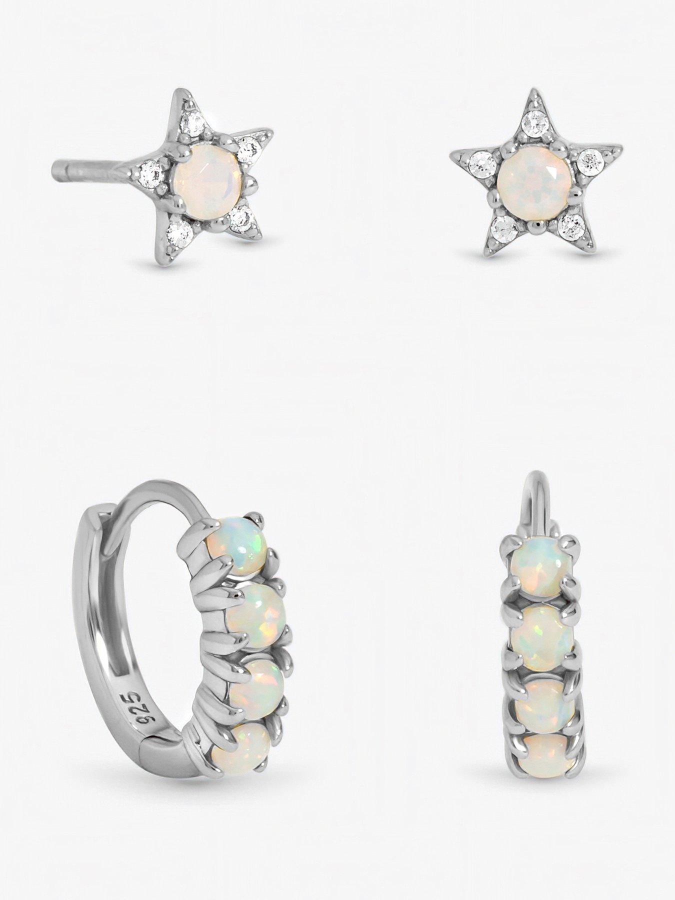 Inicio Opal Earrings - Pack of 2