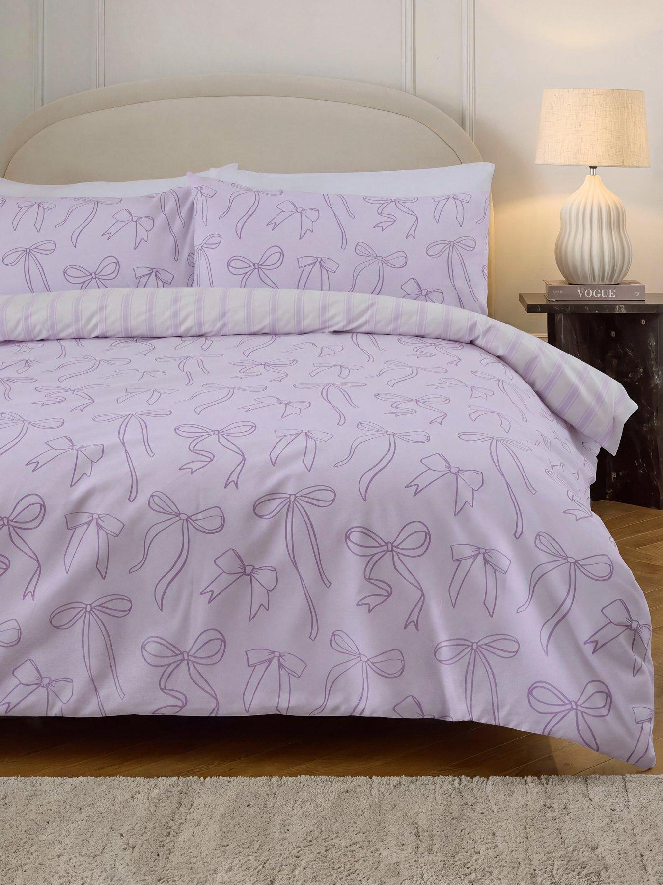 The Very Collection Bow Print Duvet Set