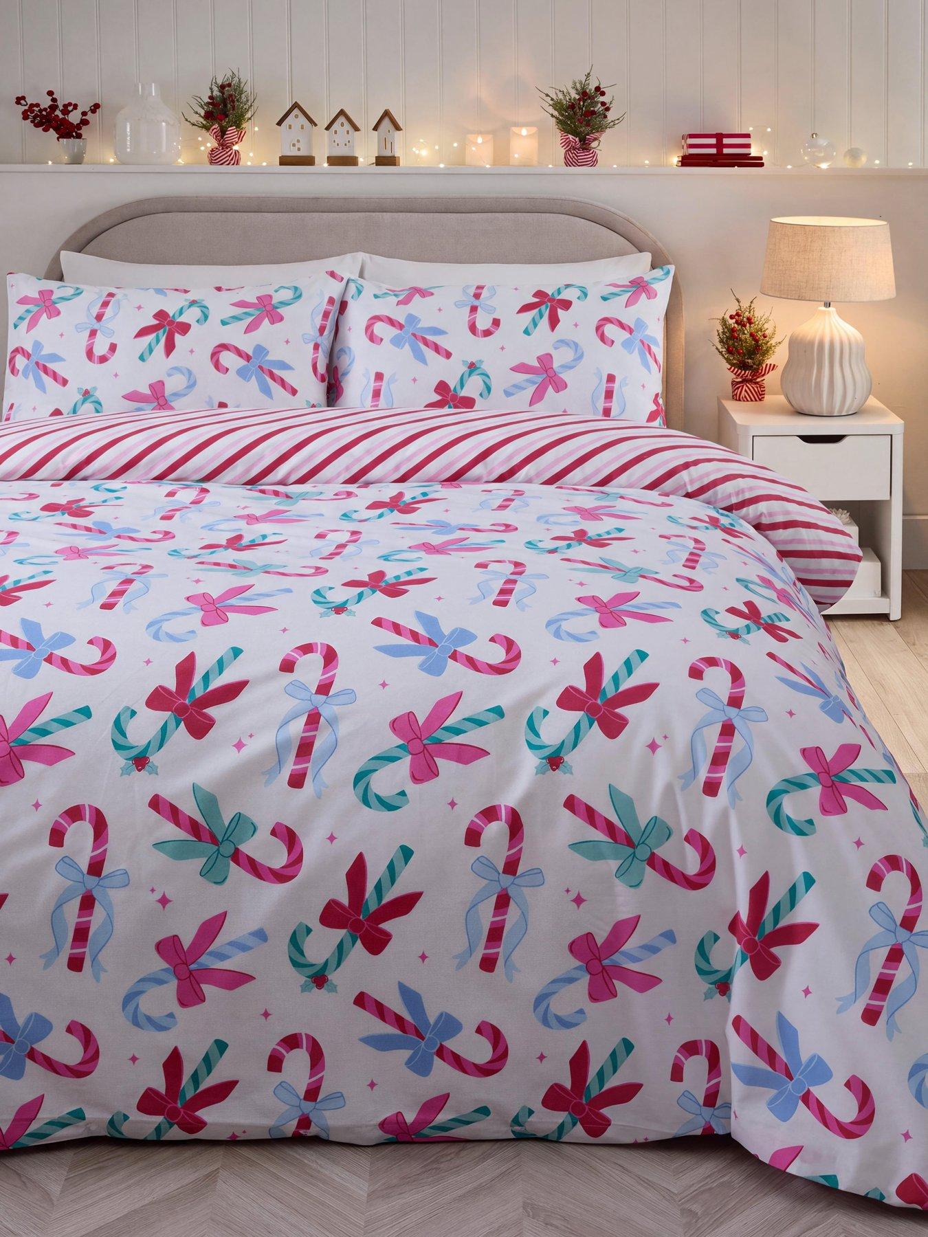 The Very Collection Christmas Bows Duvet Set