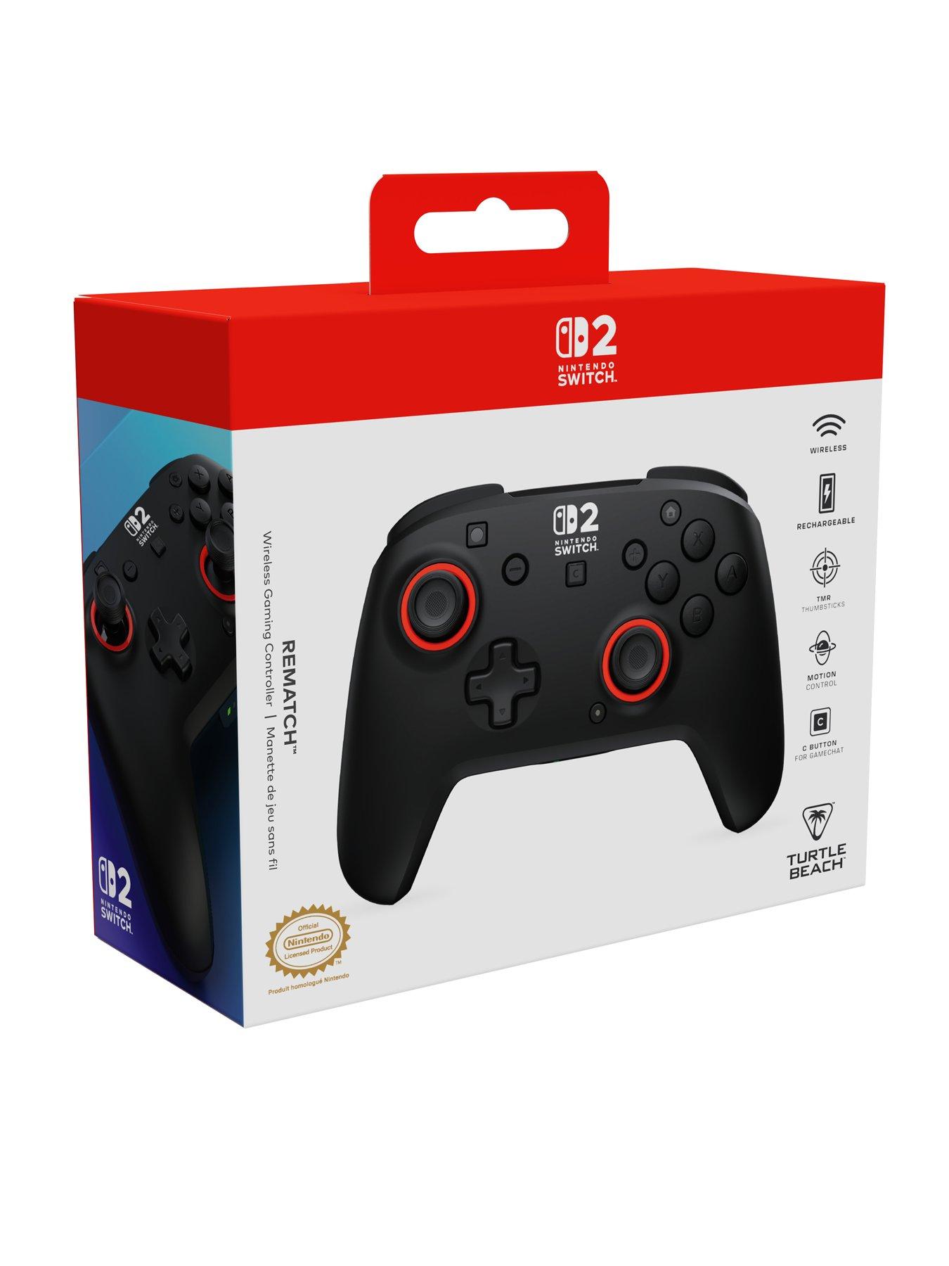 Image 2 of 8 of Turtle Beach Rematch Wireless Controller- Black for Switch 2
