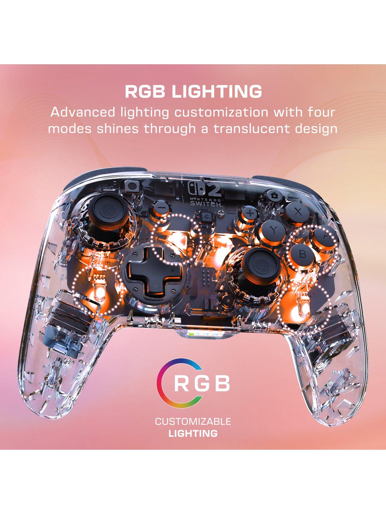 Image 5 of 7 of Turtle Beach Afterglow Wireless Controller - Clear for Switch 2