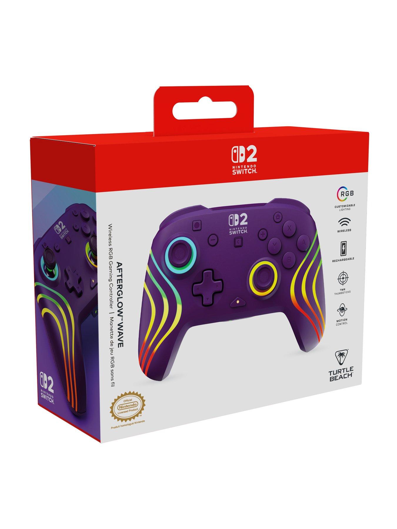 Image 2 of 8 of Turtle Beach Afterglow Wave Wireless Controller - Purple for Switch 2