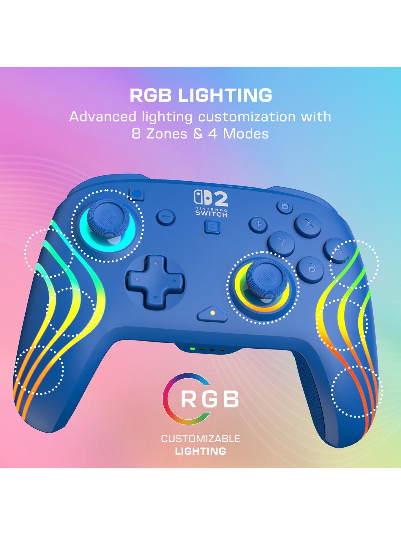 Image 5 of 8 of Turtle Beach Afterglow Wave Wireless Controller - Blue for Switch 2