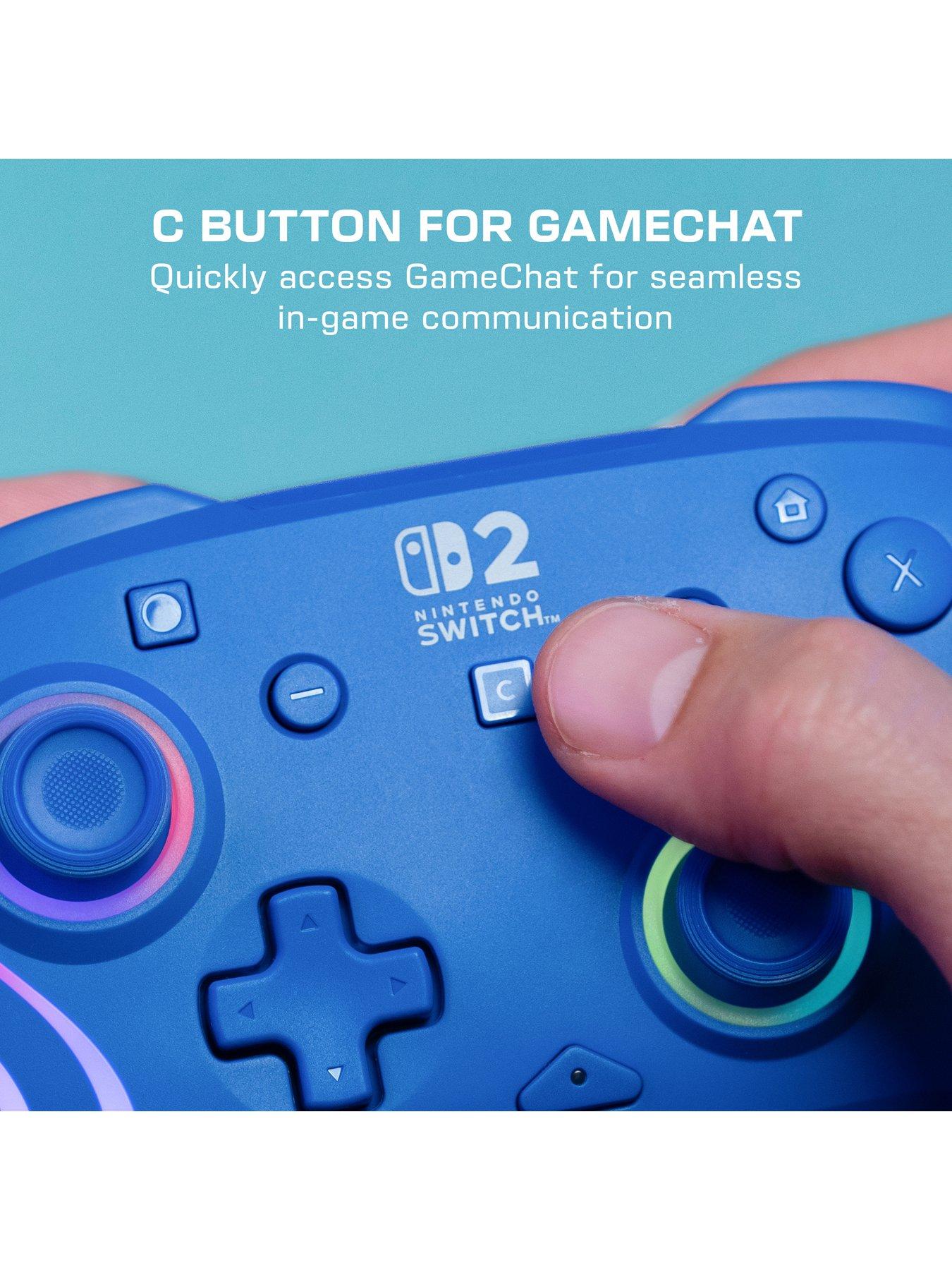 Image 6 of 8 of Turtle Beach Afterglow Wave Wireless Controller - Blue for Switch 2