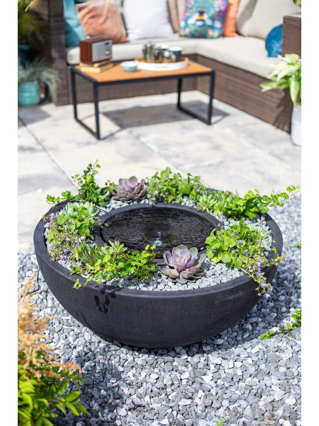 Easy Fountain Vortex Pool With Planter Incl Leds | Very