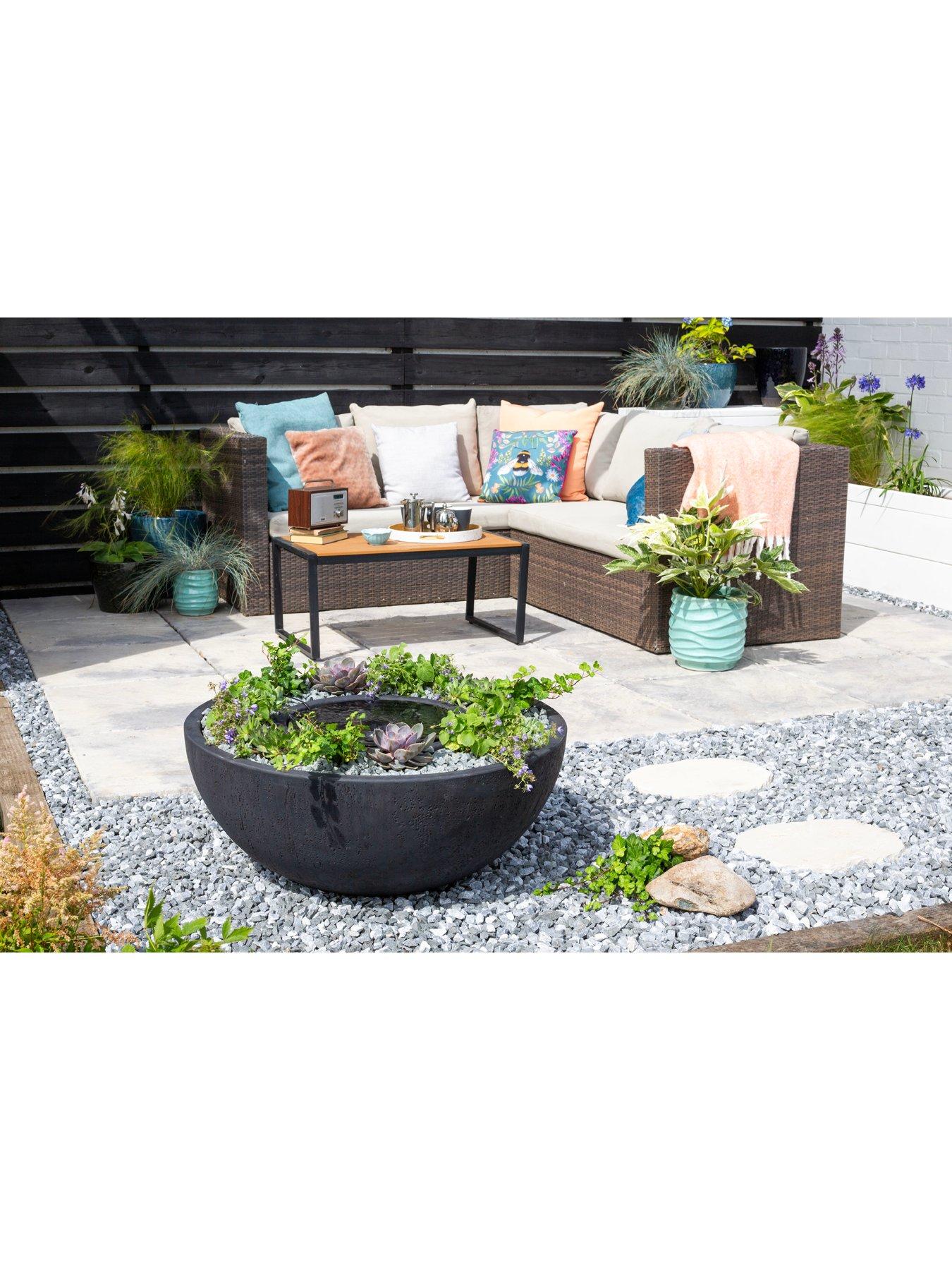 Easy Fountain Vortex Pool With Planter Incl Leds | Very