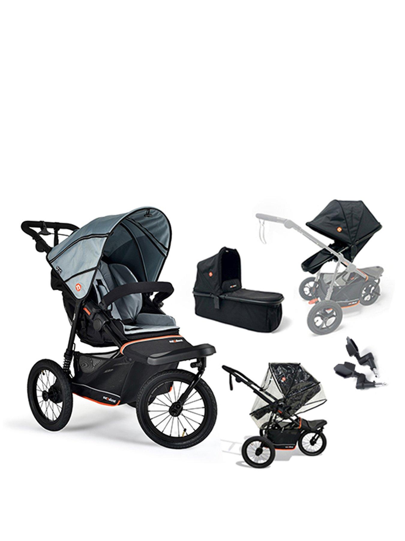 Out n About Nipper V6 Plus  Switch Bundle - Rock Salt Grey