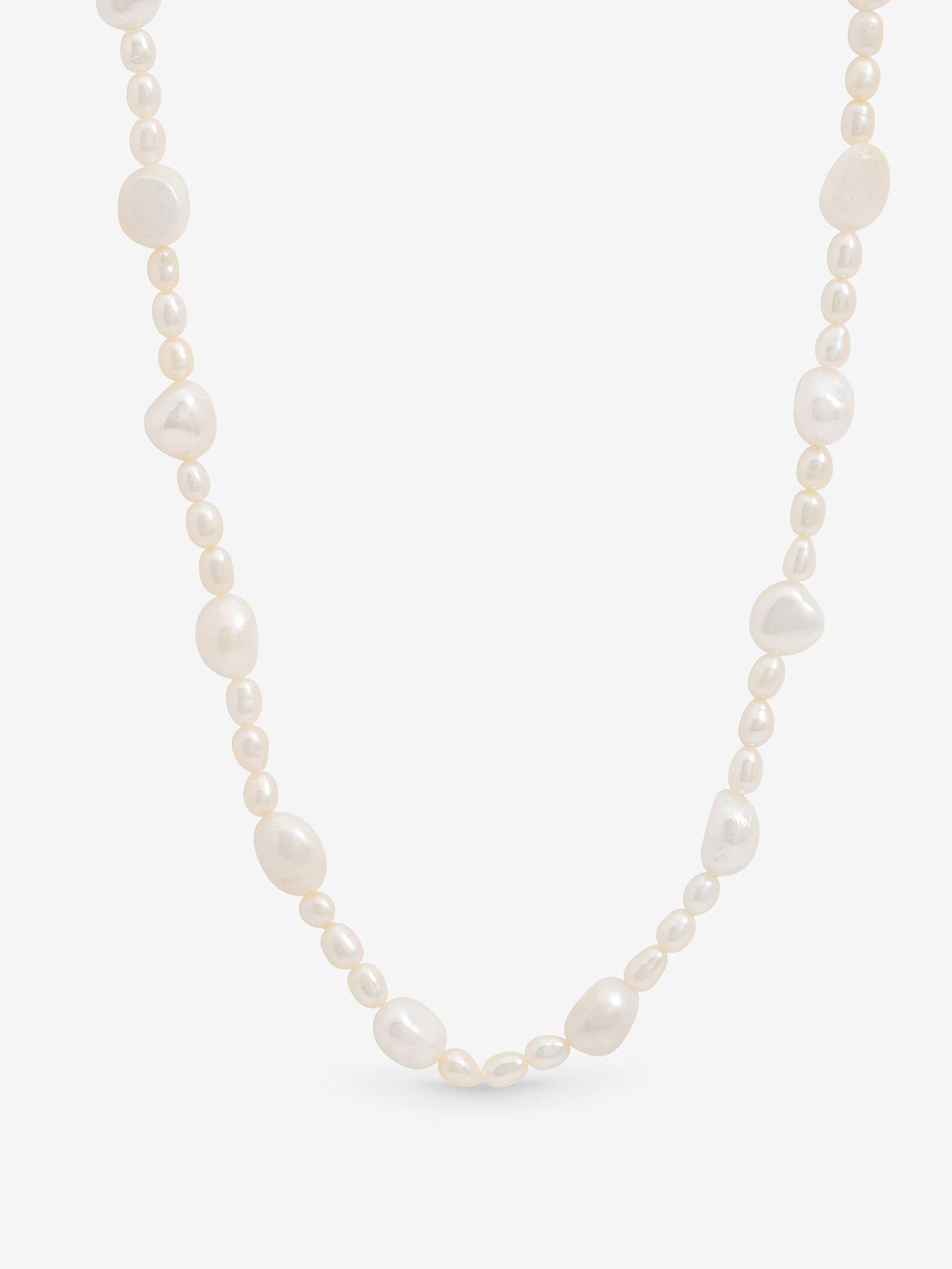 Jon Richard Jon Richard Gold Plated Real Freshwater Pearl Necklace
