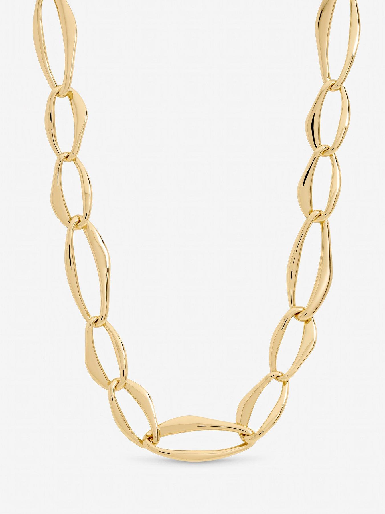 Image 2 of 2 of Mood Gold Plated Large Link Chain Necklace