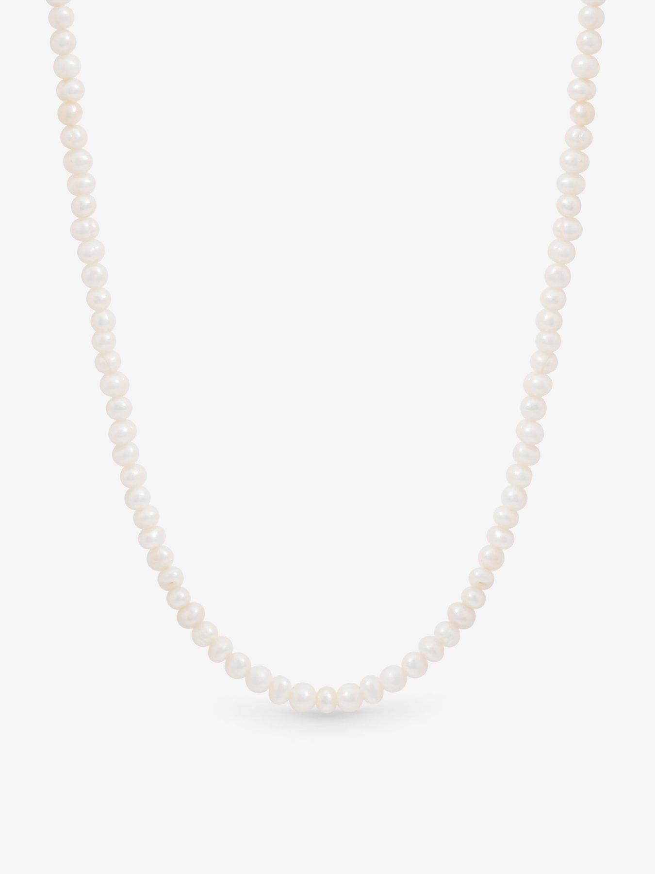 Image 2 of 3 of Jon Richard Gold Plated Real Freshwater Seed Pearl Necklace