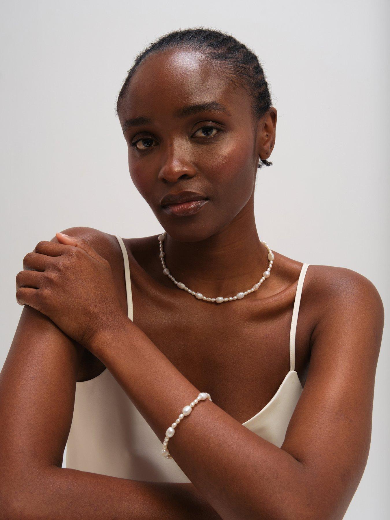 Image 3 of 3 of Jon Richard Gold Plated Real Freshwater Pearl Bracelet
