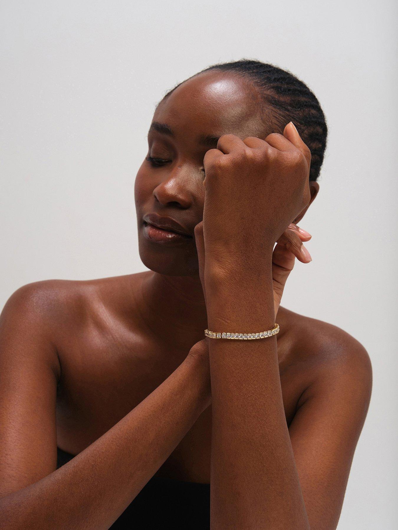 Jon Richard Gold Plated Luxe Tennis Bracelet