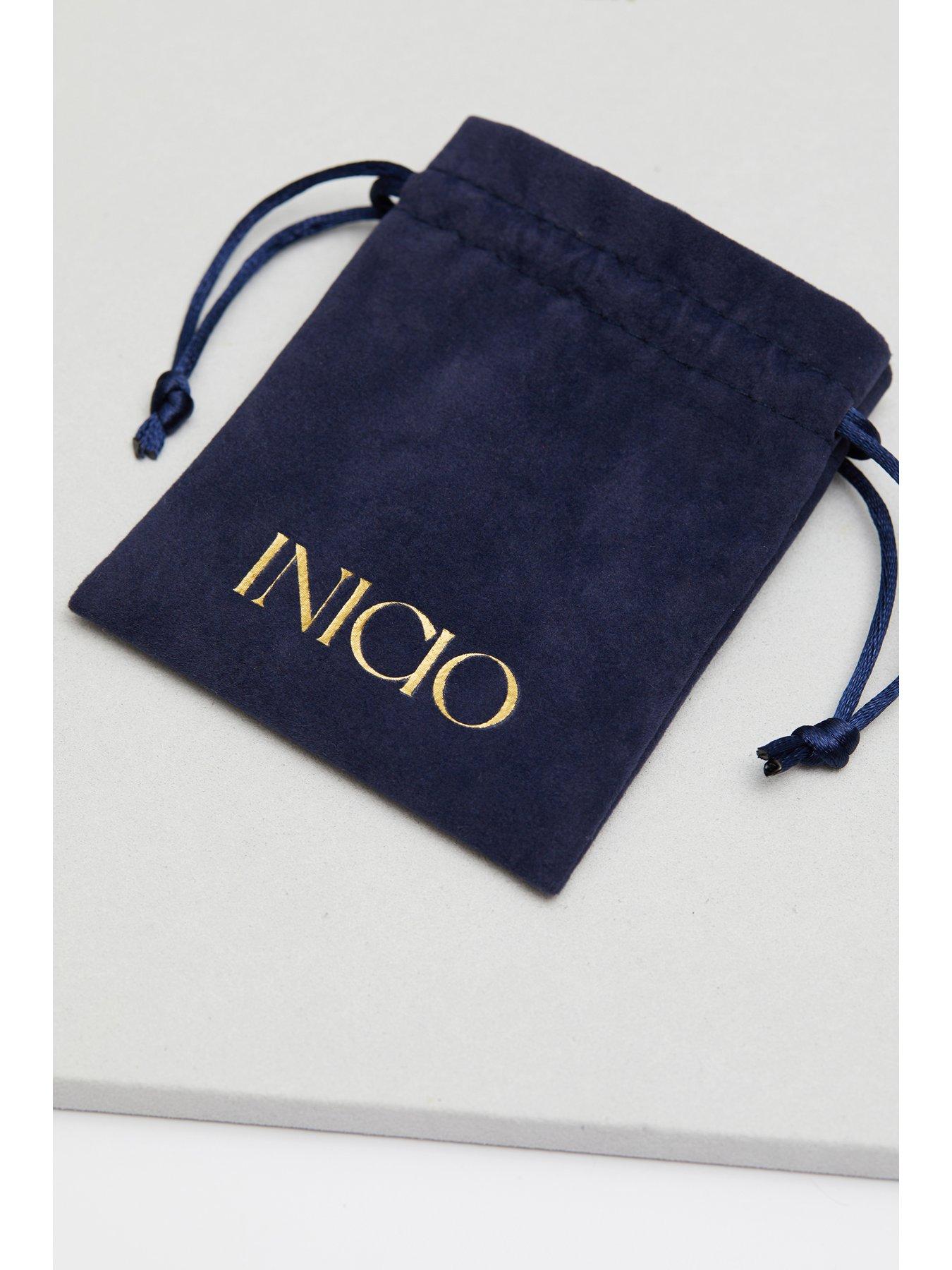 Image 4 of 4 of Inicio Gold Plated and Crystal Toggle Bracelet - Gift Pouch