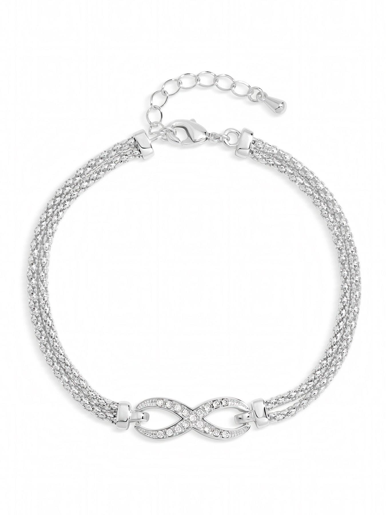 Inicio Inicio Premium Pave Infinity Bracelet - Gift Pouch