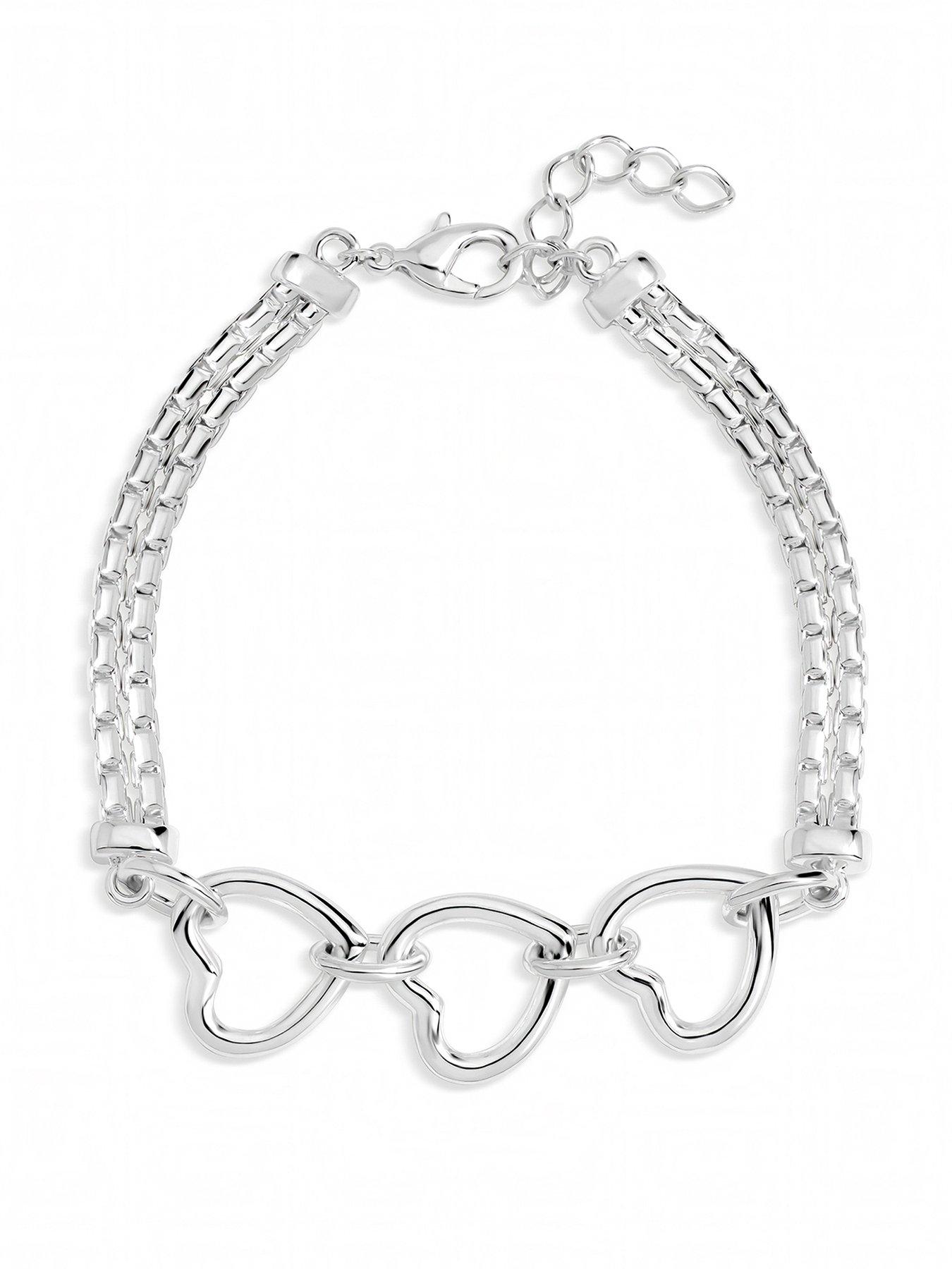 Inicio Inicio Interlink Heart Bracelet - Gift Pouch