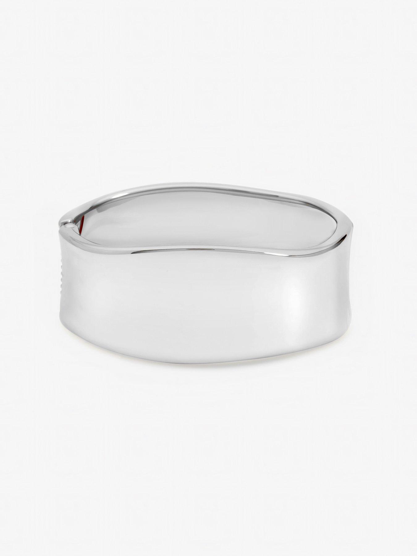 Image 2 of 3 of Jon Richard Silver Plated Large Curve Cuff