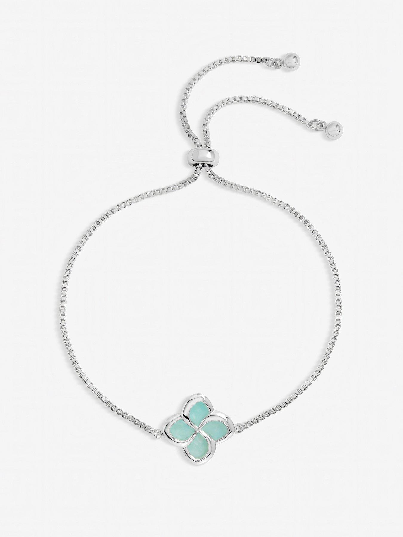 Inicio Turquoise Clover Toggle Bracelet