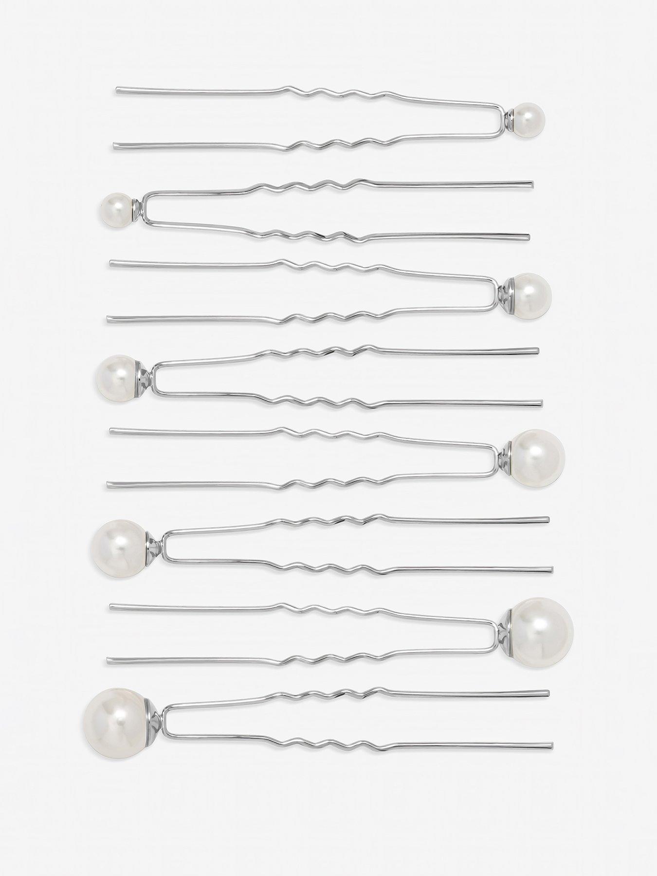 Jon Richard Jon Richard Silver Plated Pearl Pins