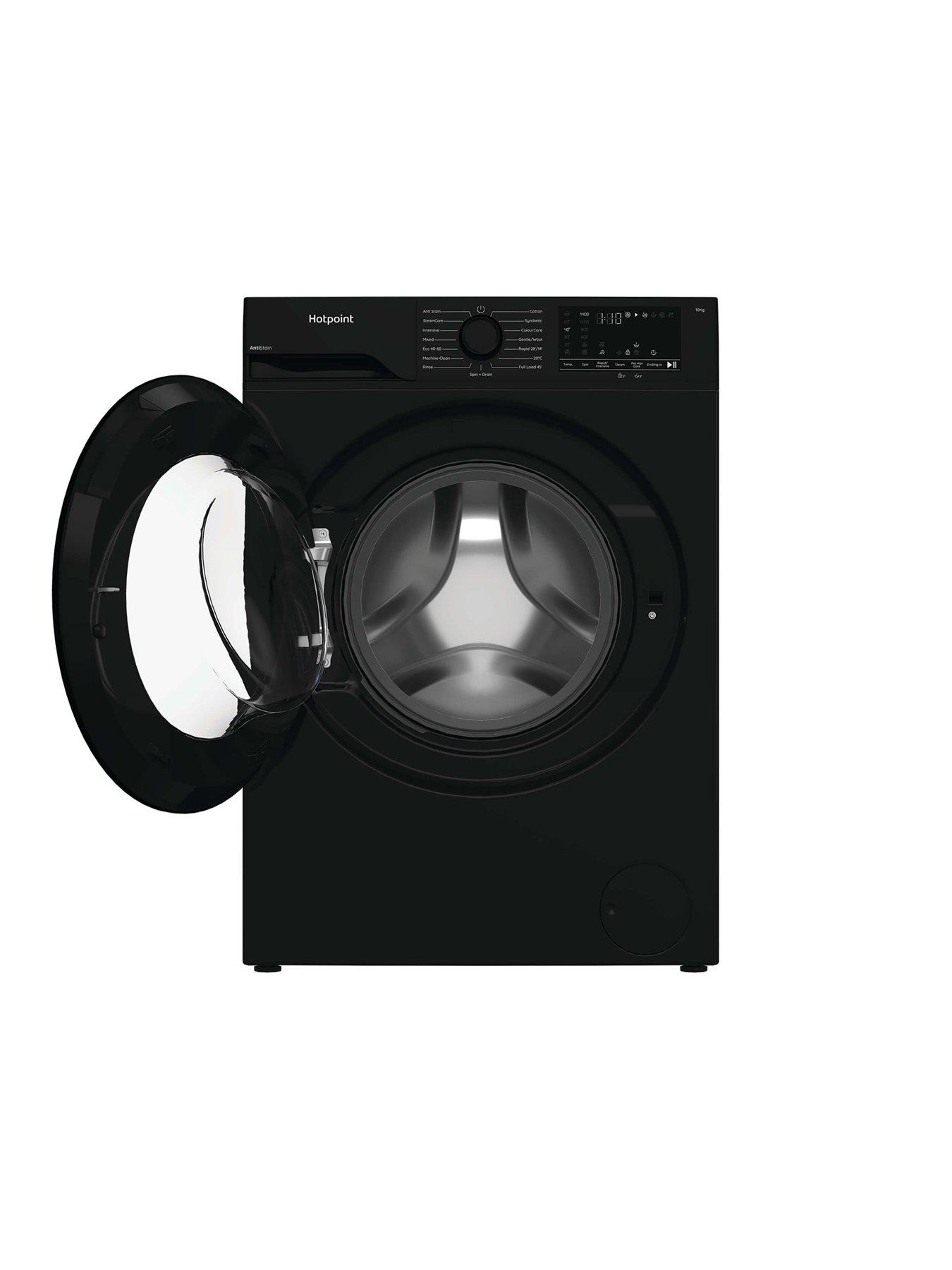 Image 2 of 7 of Hotpoint AntiStain H101BANTISTAINUK 10kg Washing Machine with Steam - Black