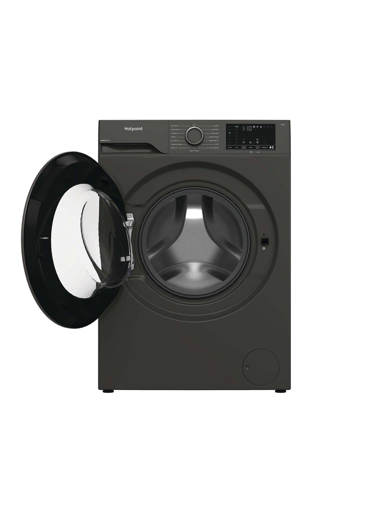 Image 2 of 7 of Hotpoint AntiStain H101GANTISTAINUK 10kg Washing Machine with Steam - Graphite