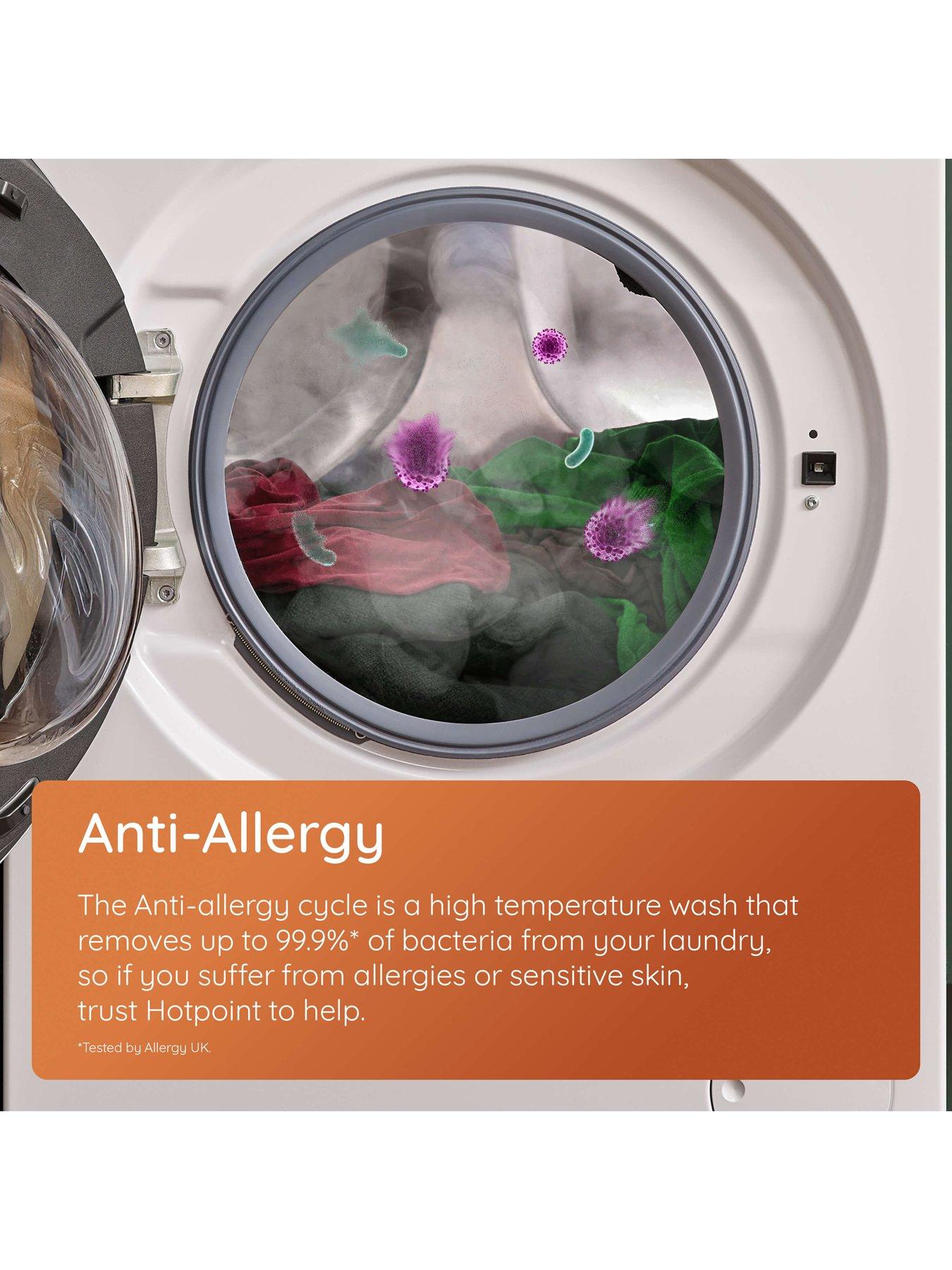 Image 4 of 7 of Hotpoint AntiStain H101GANTISTAINUK 10kg Washing Machine with Steam - Graphite