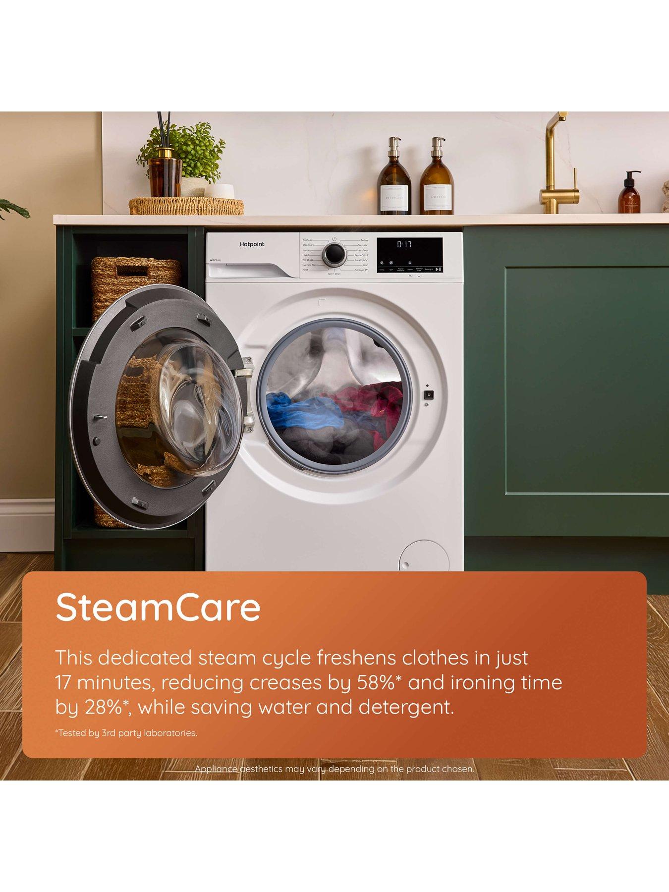 Image 7 of 7 of Hotpoint AntiStain H101GANTISTAINUK 10kg Washing Machine with Steam - Graphite