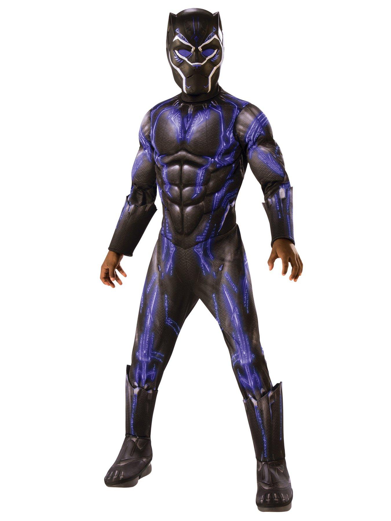 Image 1 of 2 of The Avengers Deluxe Black Panther Battle Suit Child Costume