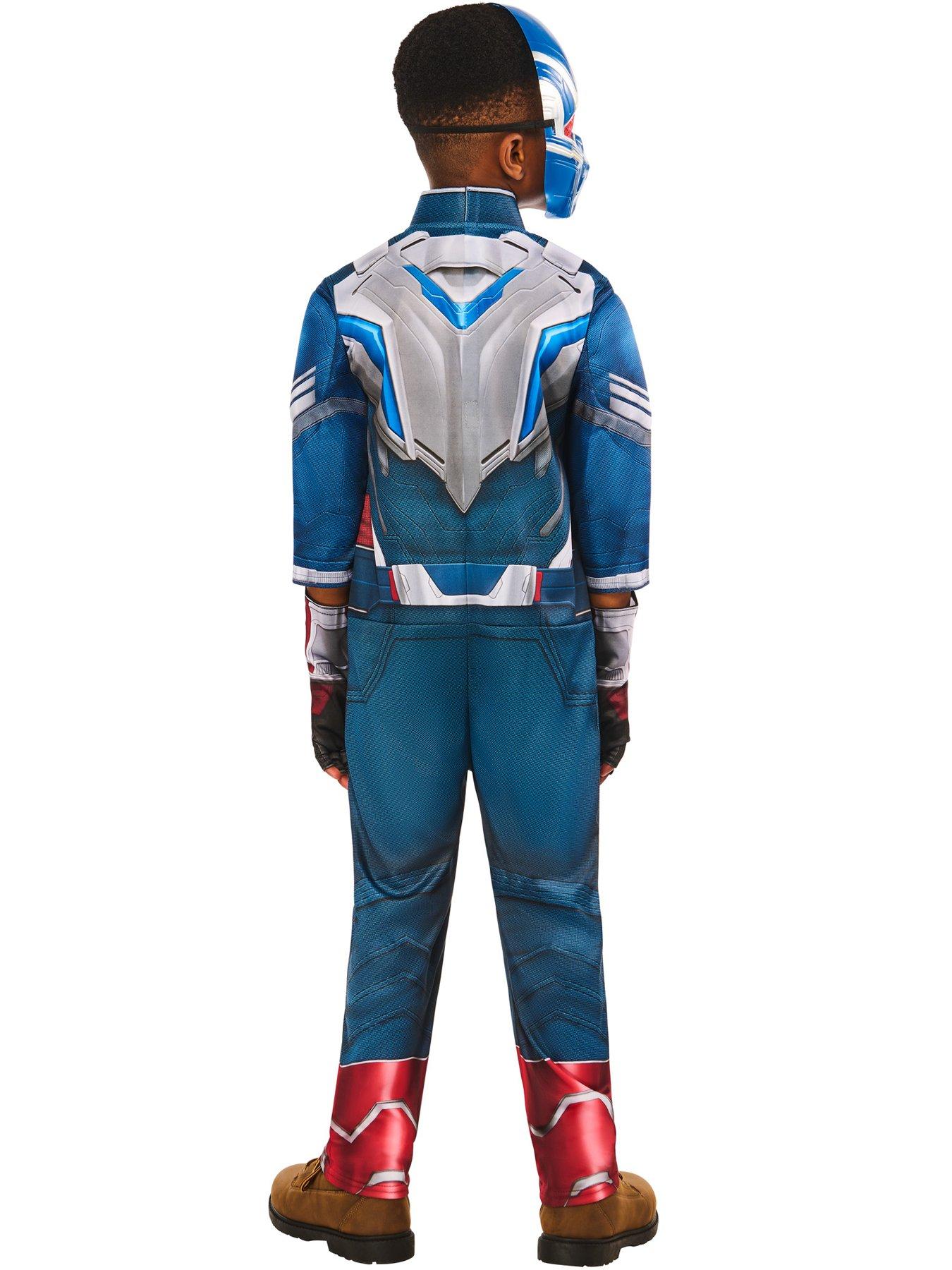 Image 2 of 7 of Captain America Deluxe Captain America Child Costume