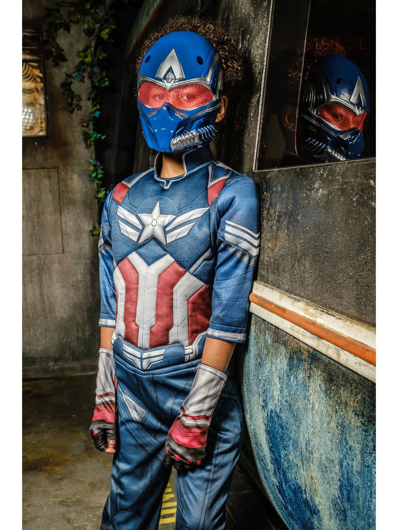 Image 5 of 7 of Captain America Deluxe Captain America Child Costume