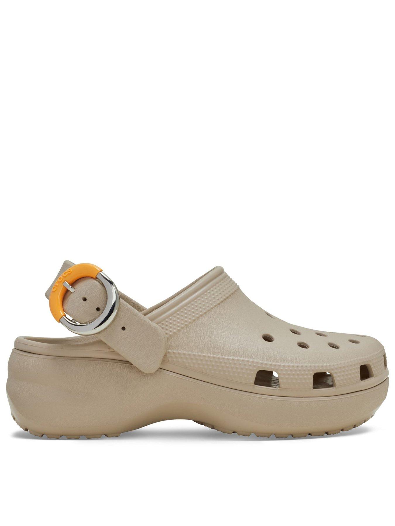 Image 1 of 6 of Crocs Classic Platform Buckle - Dulce