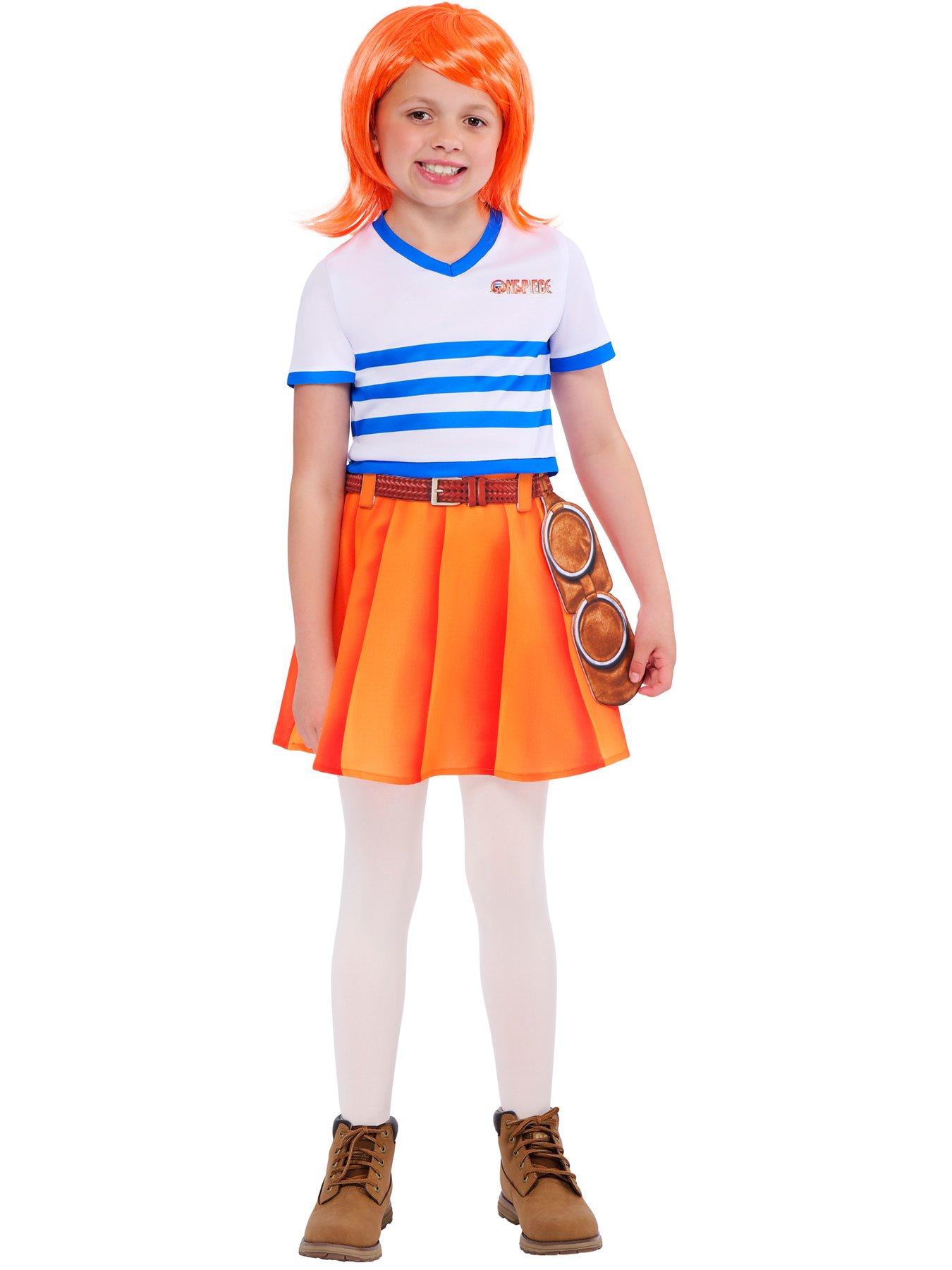 Image 3 of 6 of Nami Striped Child Costume