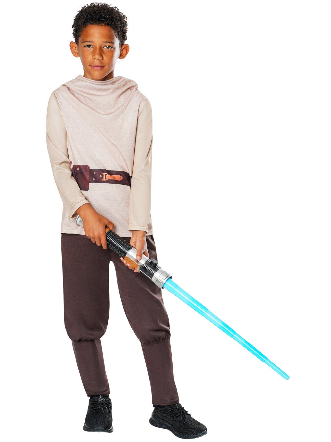 Image 4 of 6 of Star Wars Obi Wan Kenobi Child Costume &amp; Lightsaber