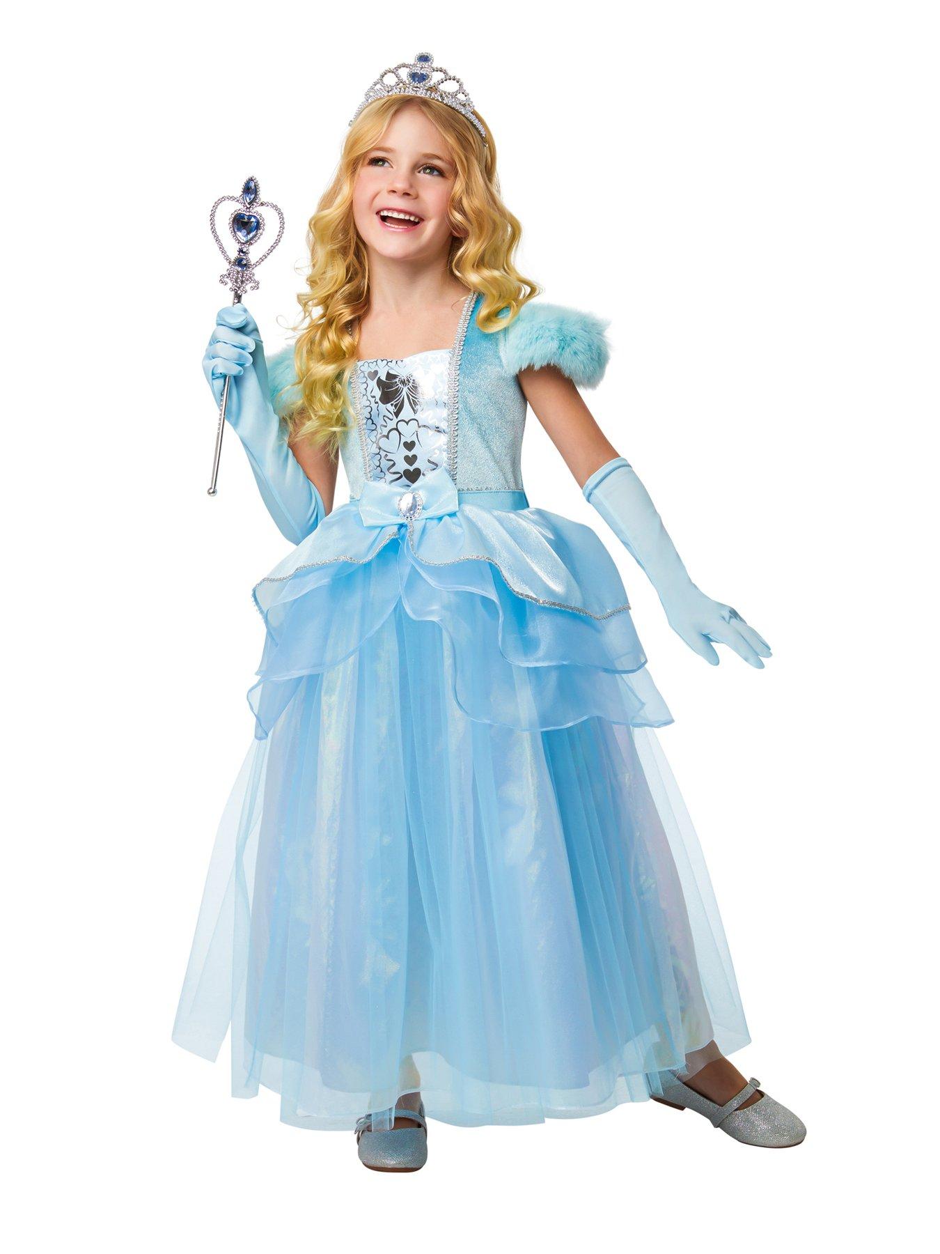 Image 1 of 4 of Blue Princess Child Costume