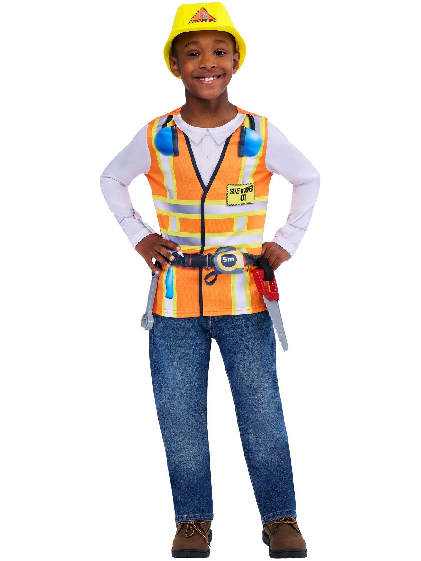 Image 3 of 7 of Construction Worker Child Costume