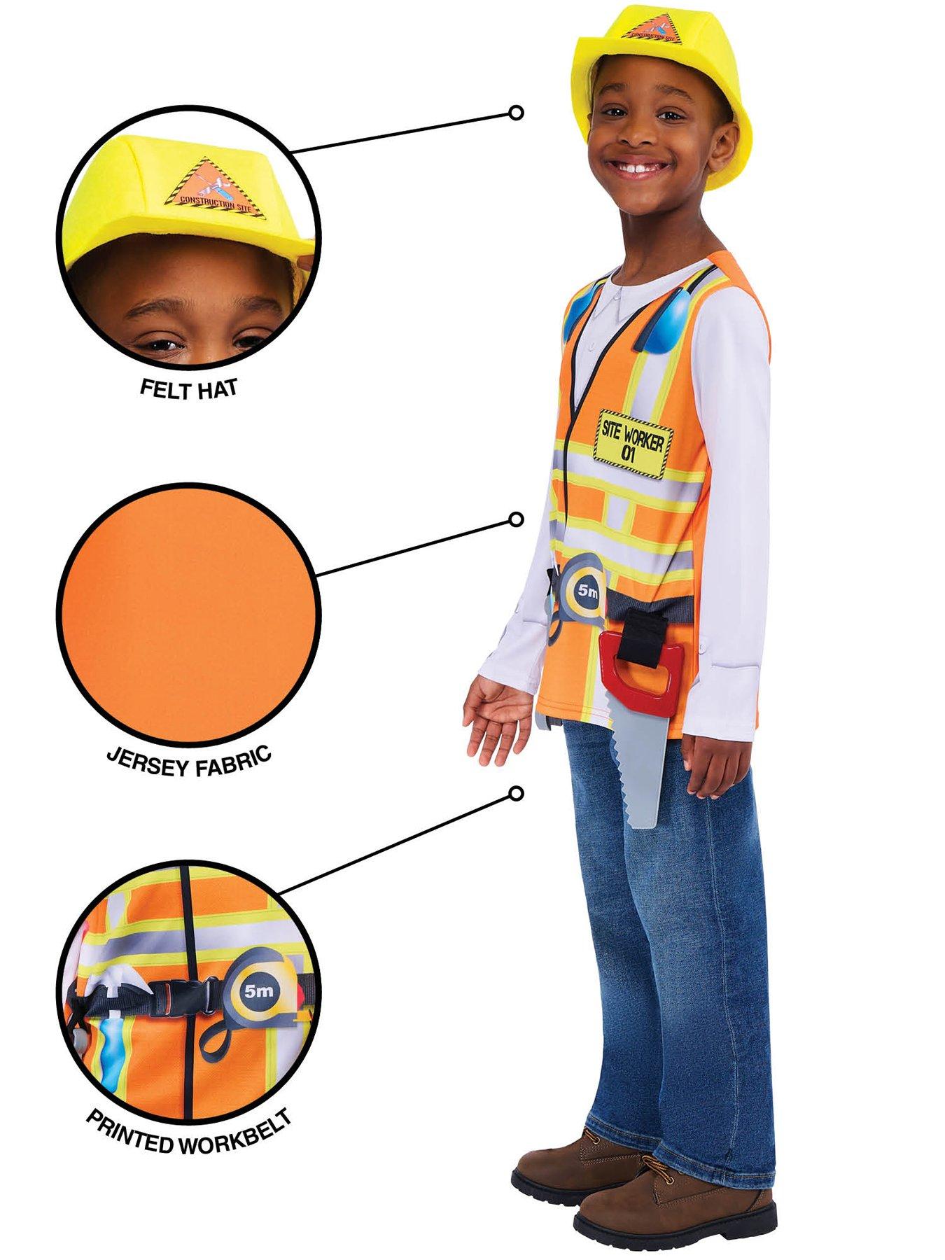 Image 5 of 7 of Construction Worker Child Costume