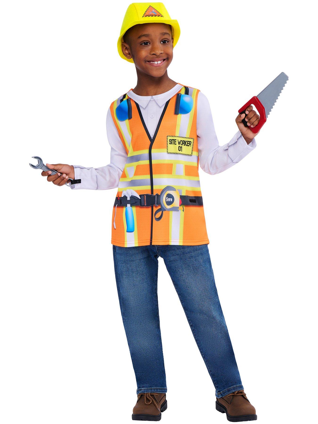 Image 6 of 7 of Construction Worker Child Costume