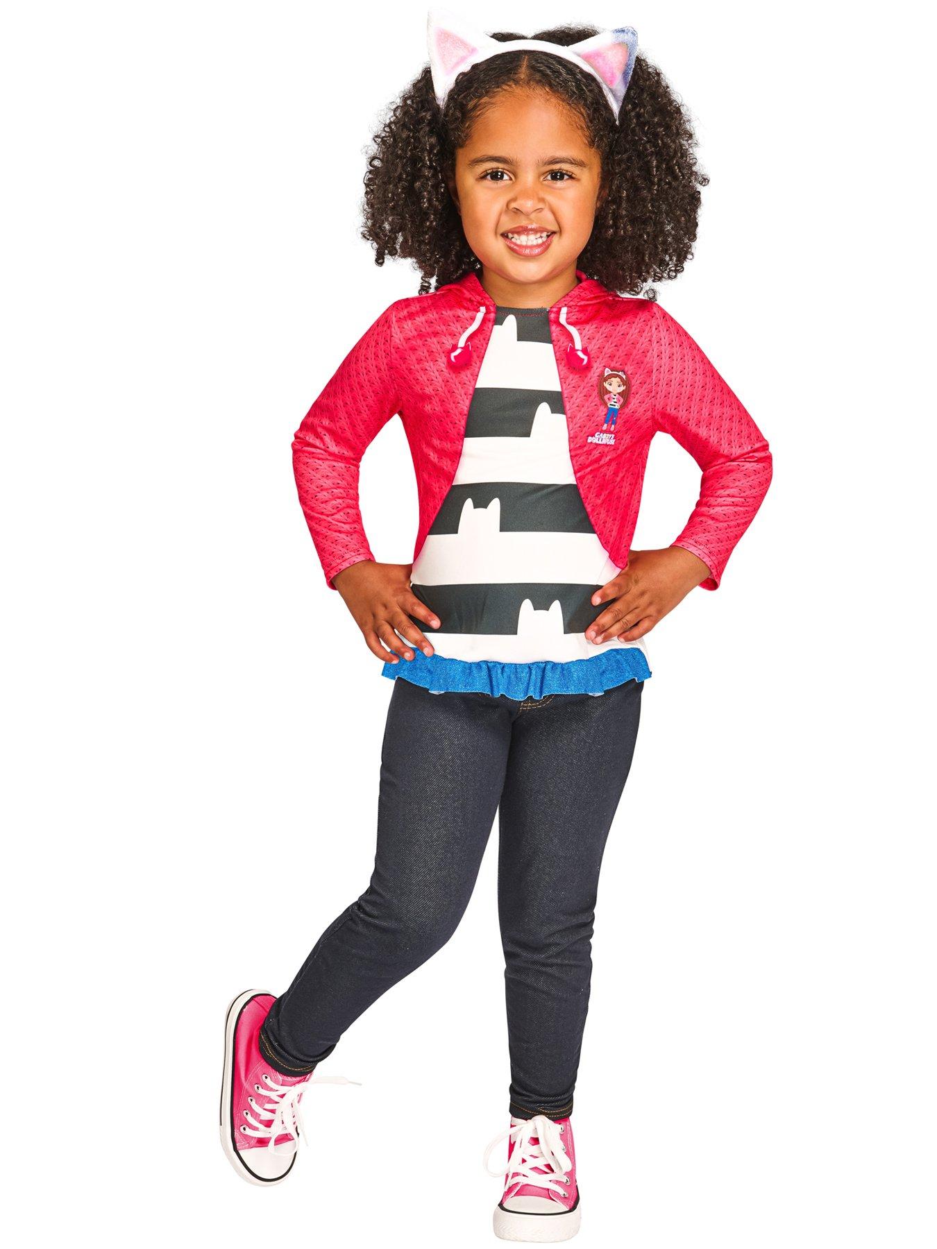 Image 1 of 7 of Gabbys Dollhouse Gabby Top And Headband Child Costume