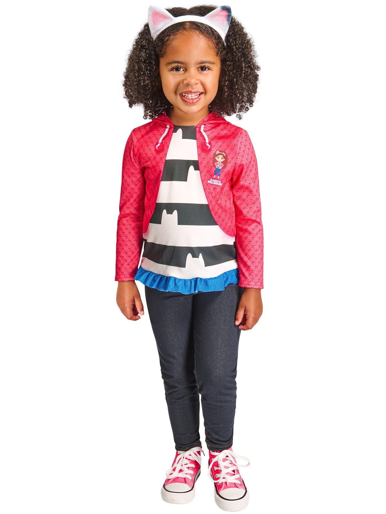 Image 3 of 7 of Gabbys Dollhouse Gabby Top And Headband Child Costume