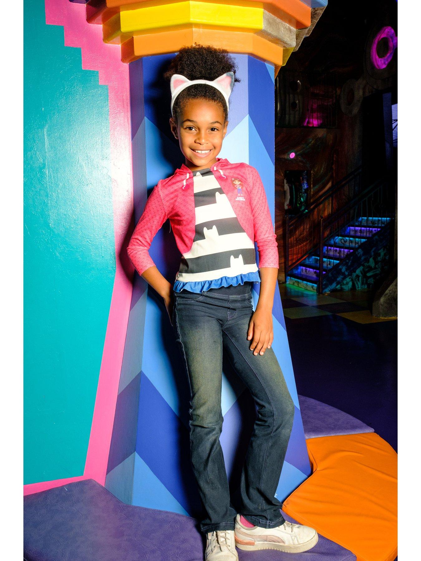Image 6 of 7 of Gabbys Dollhouse Gabby Top And Headband Child Costume