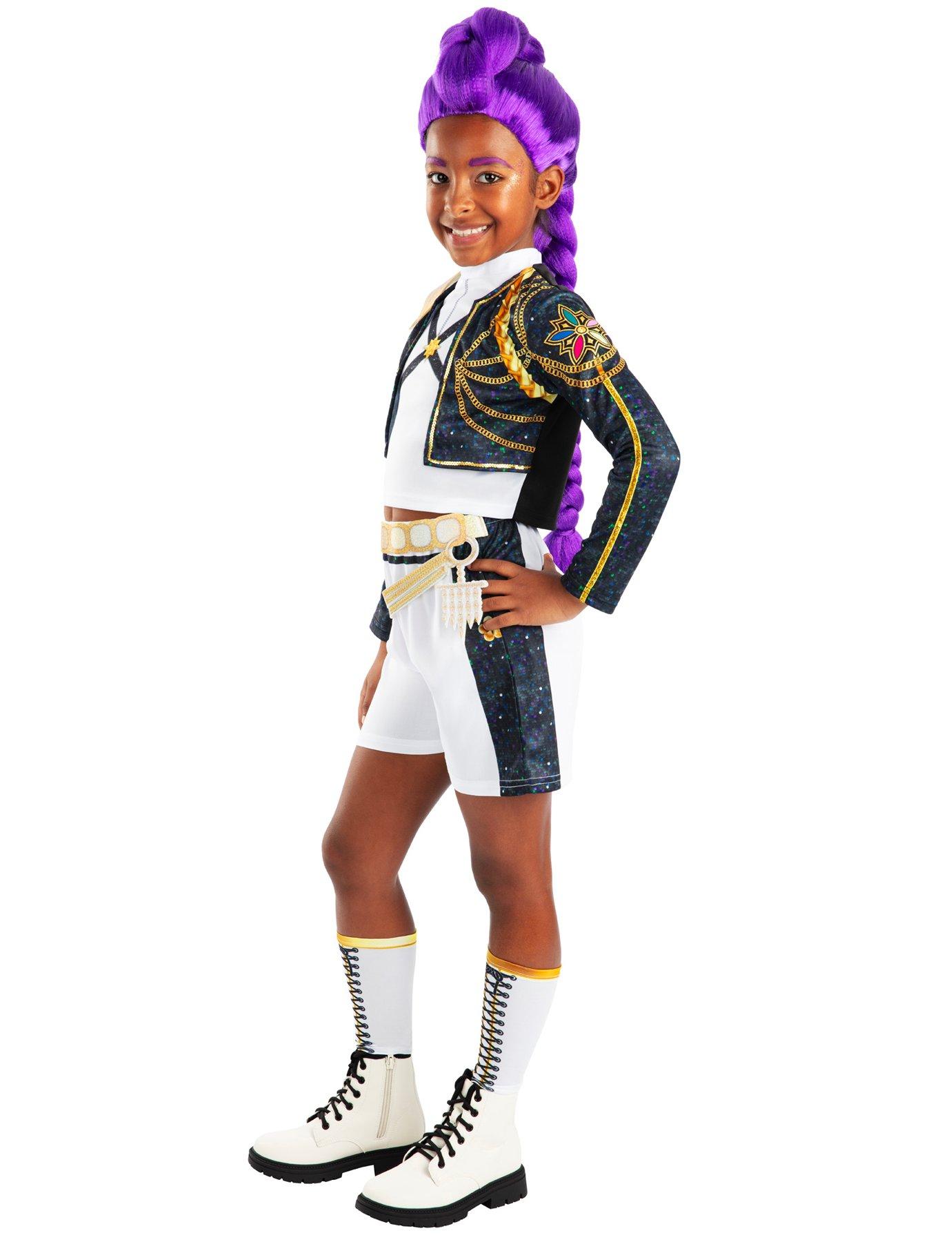 Image 5 of 6 of K-Pop Demon Hunters K-Pop Demon Hunters Deluxe Costume &amp; Wig Fancy Dress