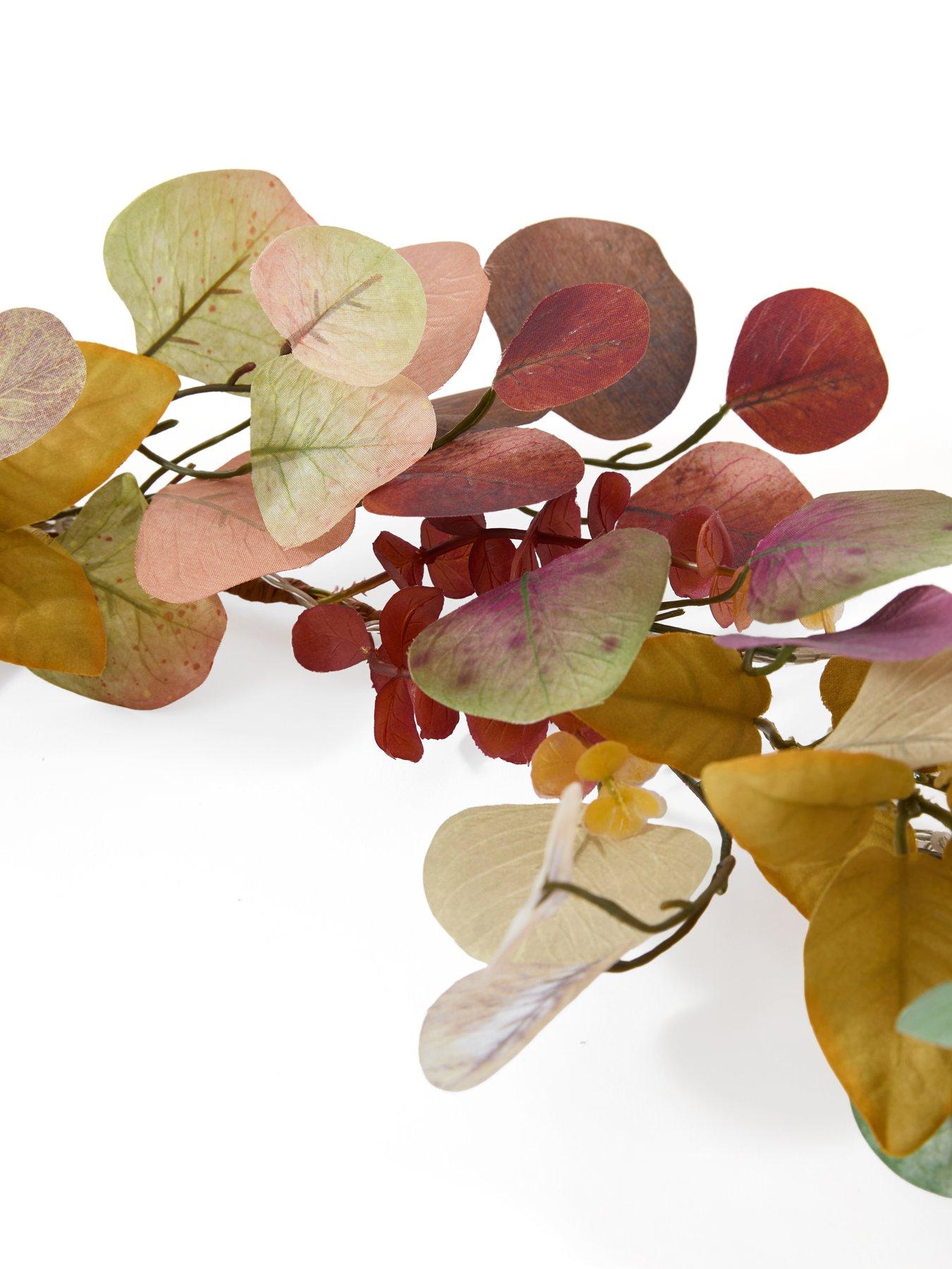 Image 4 of 7 of The Very Collection 6ft Prelit Eucalyptus Autumn Garland